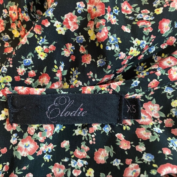 Elodie Baby Doll Floral Cottagecore Tunic Dress - Picture 5 of 6